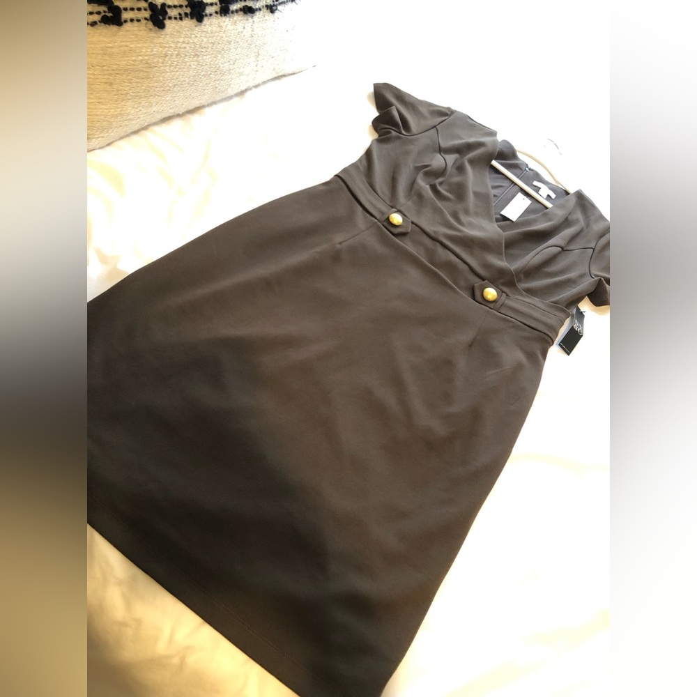 New York and Company nice dark brown dress in a size large with tags